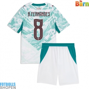 Billiga Portugal Bruno Fernandes #8 Bortatröja Barn VM 2026 Kortärmad (+ Korta byxor)